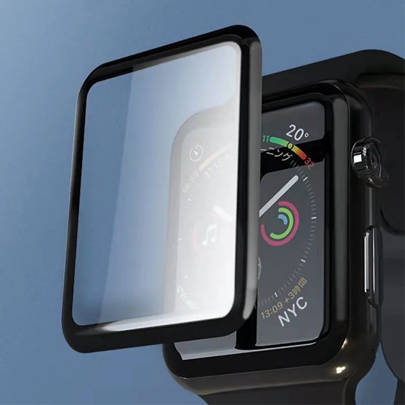 

Screen Protector For Apple Watch series 7 45mm 41mm 8 Accessories Soft Glass 9D HD Full Film iWatch 6 5 3 se 44mm 40mm 42mm 38mm