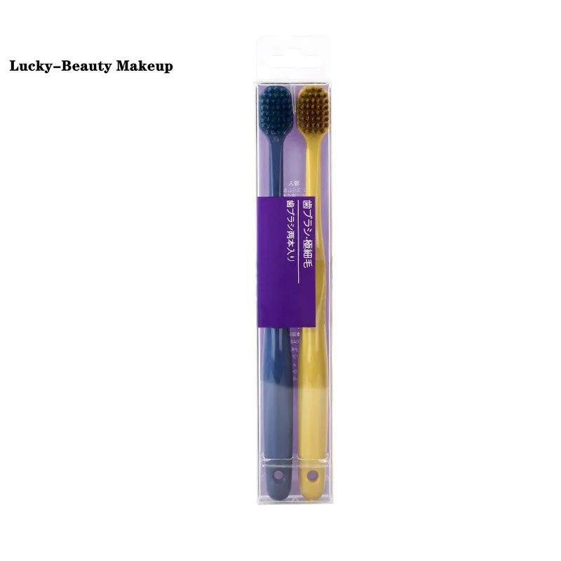 Зубная щетка Lucky-Beauty широкоголовая японская Серия 2 мягкая маленькая пластина |
