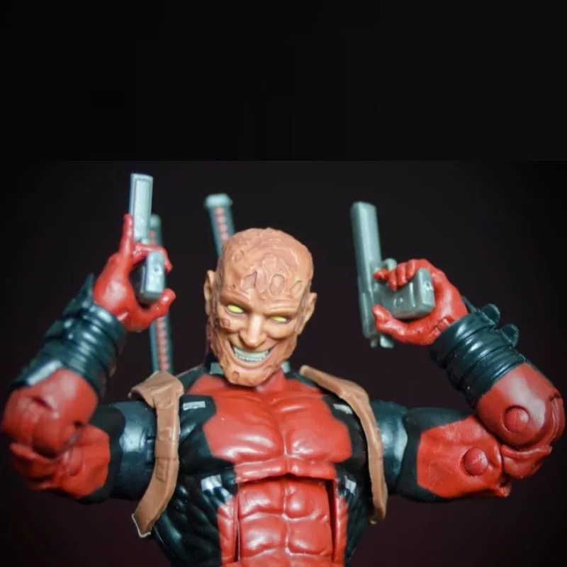 Кукла из ПВХ Дэдпул Disney X-men подвижная статуя супергероя с оружием игрушка сделай
