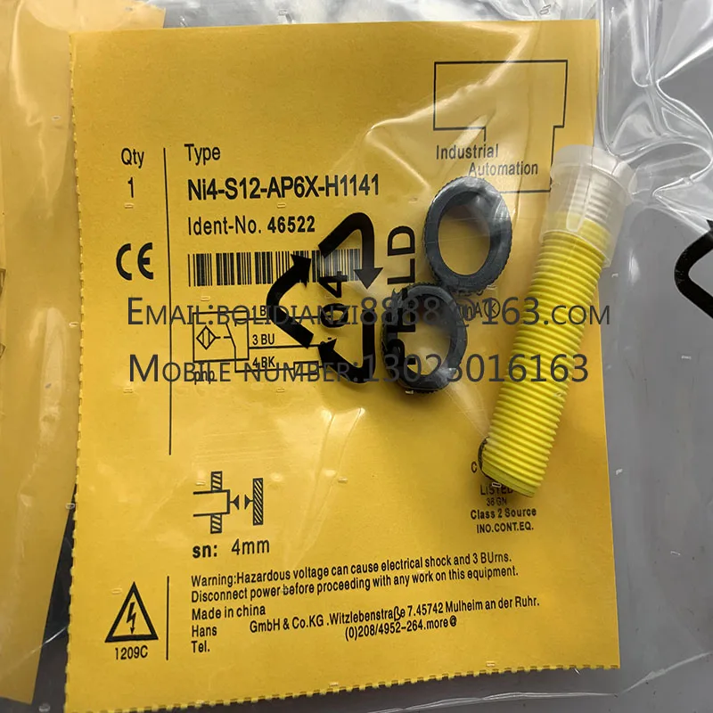 Точечный датчик NI4-S12-AP6X-H1141-H1141 Бесконтактный переключатель