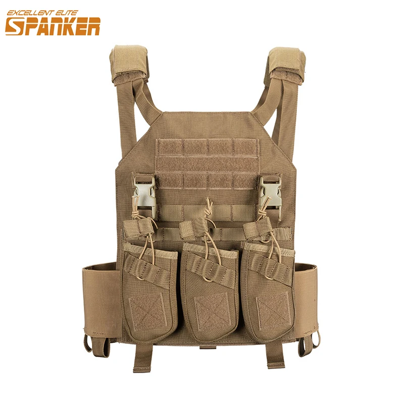 Тактические жилеты для переноски тарелок тройной подсумок журналов AK защитный