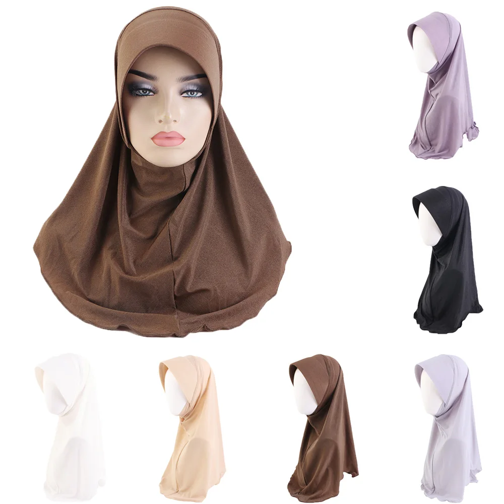 

Цельная Кепка Amira для женщин, малайзийский головной платок, простой стильный головной убор, женский головной убор, тюрбан, шляпа