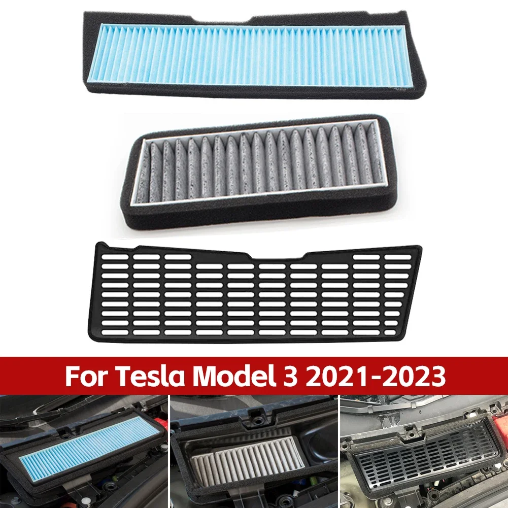 Впускной воздушный фильтр для автомобиля Tesla Model 3 2023 Встроенная крышка
