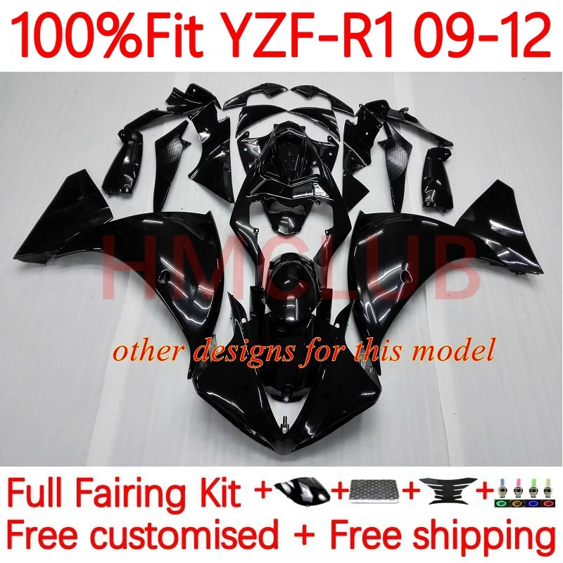 OEM корпус для YAMAHA YZF-R1 YZF R1 R 1 1000 CC YZFR1 2009 2010 2011 YZF1000 09 10 11 12 инжекционный обтекатель
