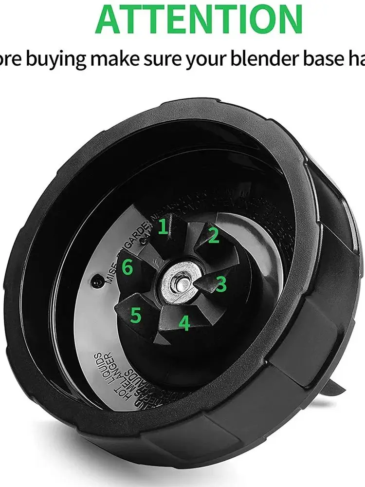 Лезвие блендера с 6 плавниками для Nutri Блендер ниндзя BL660 BL770 BL780 BL740 BL663CO