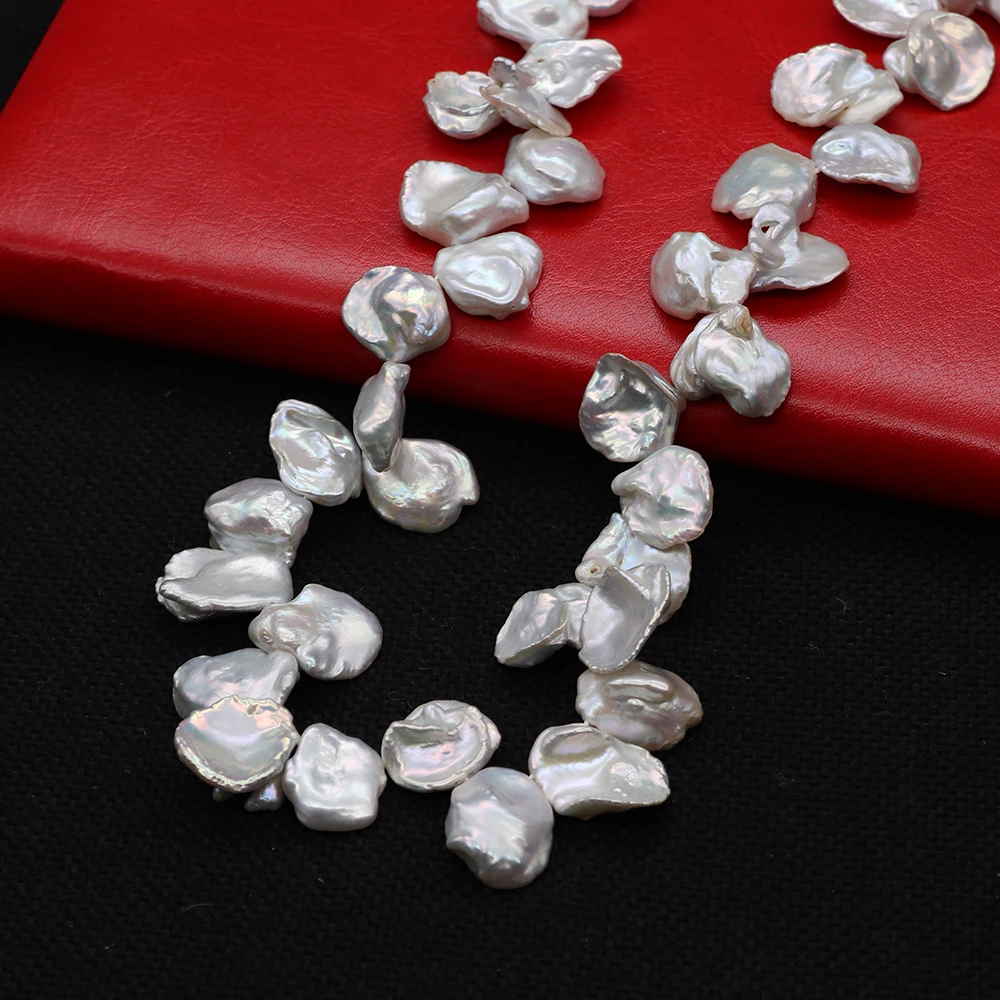 

Natural Freshwater Special-shaped Baroque Big Petal Pearl 11-20mm Regenerated Petal Bead Baroque Loose Beads Jewelry Wholesale