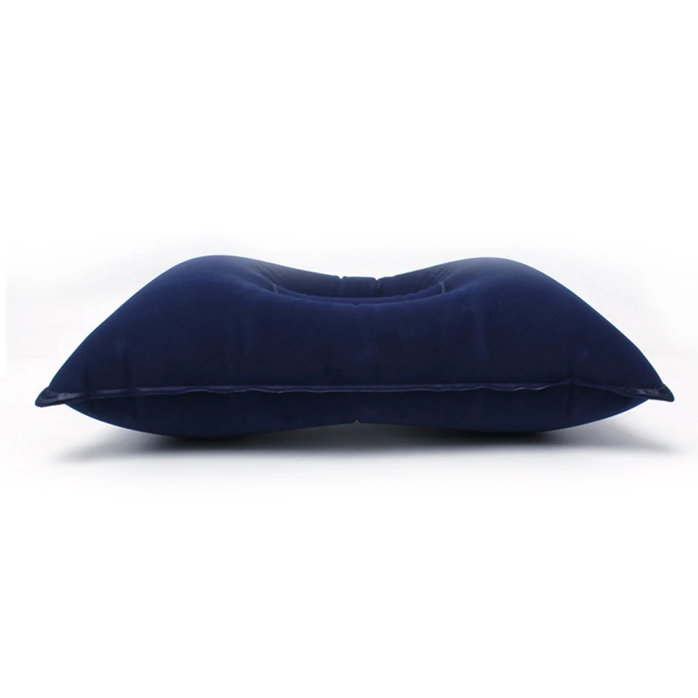 

1pc Camping Square Inflatable Pillow Thickened Pvc Flocking Folding Travel Pillow Hiking Travel Tent Accessories Outdoor Tools