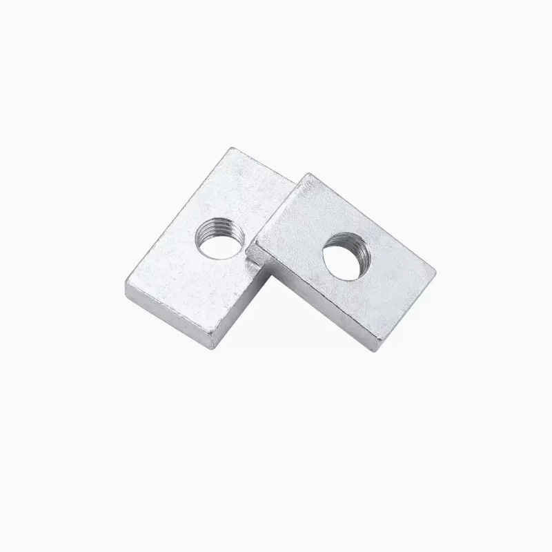 Оцинкованная прямоугольная гайка алюминиевая Т-образная гайка/квадратная