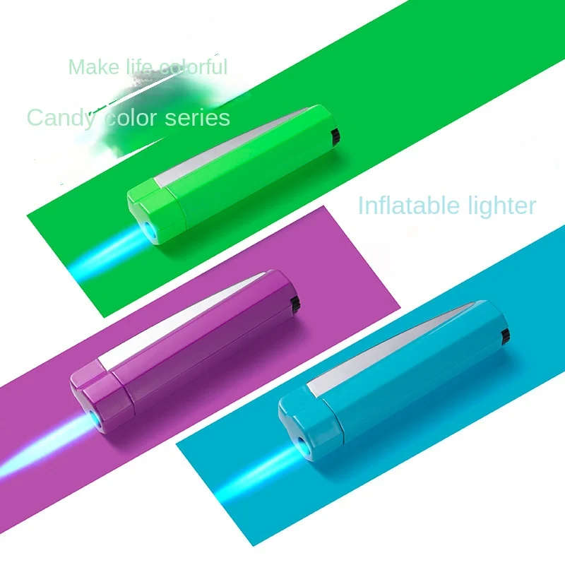 

Inflatable lighters are windproof and straight away