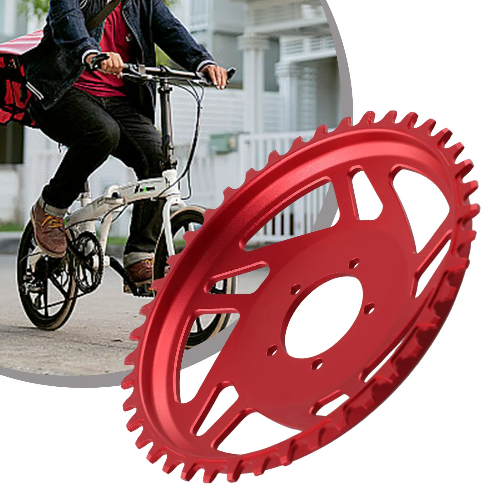 Аксессуары для звеньев цепи Ebike запасные части из алюминиевого сплава 42T кольцо