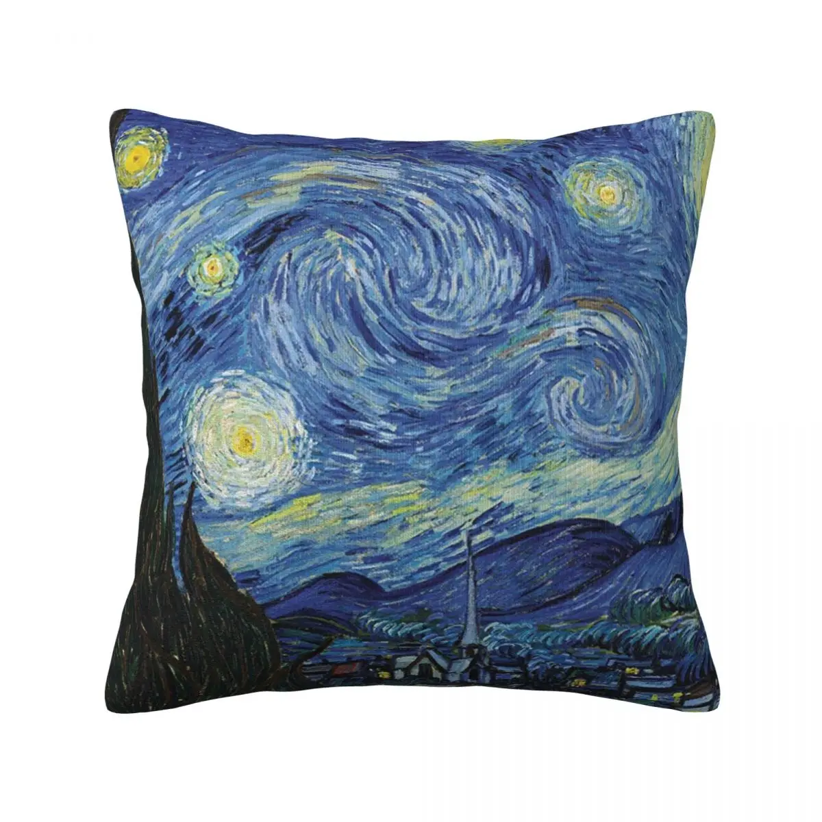 

Starry-Night Throw Pillow Cover Decorative Pillow Covers Home Pillows Shells Cushion Cover Zippered Pillowcase