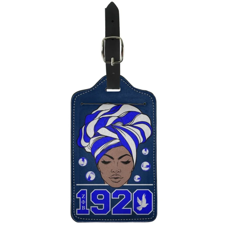 Багажная бирка twoheart sgirl Zeta Phi Beta