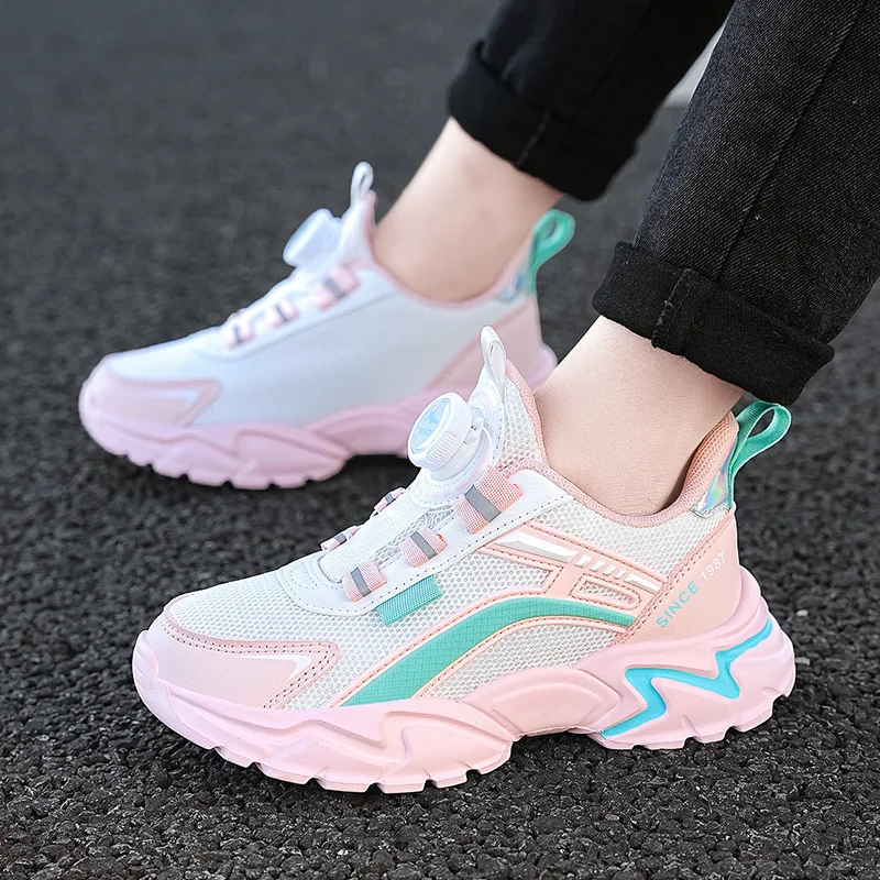 New Arrival Kids Sneakers Mesh Children Running Shoes Breathable Sports Boys Girls Shoes Lightweight Kids Toldder Tenis Shoes