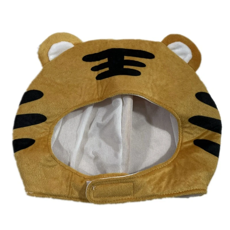 

Полосатая шапка с тигровым персонажем Плюшевые Головные уборы новогодний Рождественский подарок для подруги