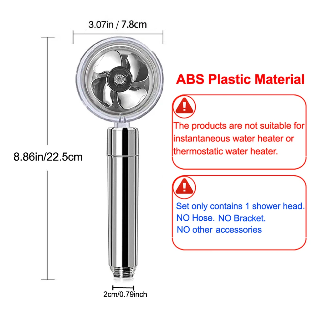 

Душевая лейка IOUHAPPY с вентилятором