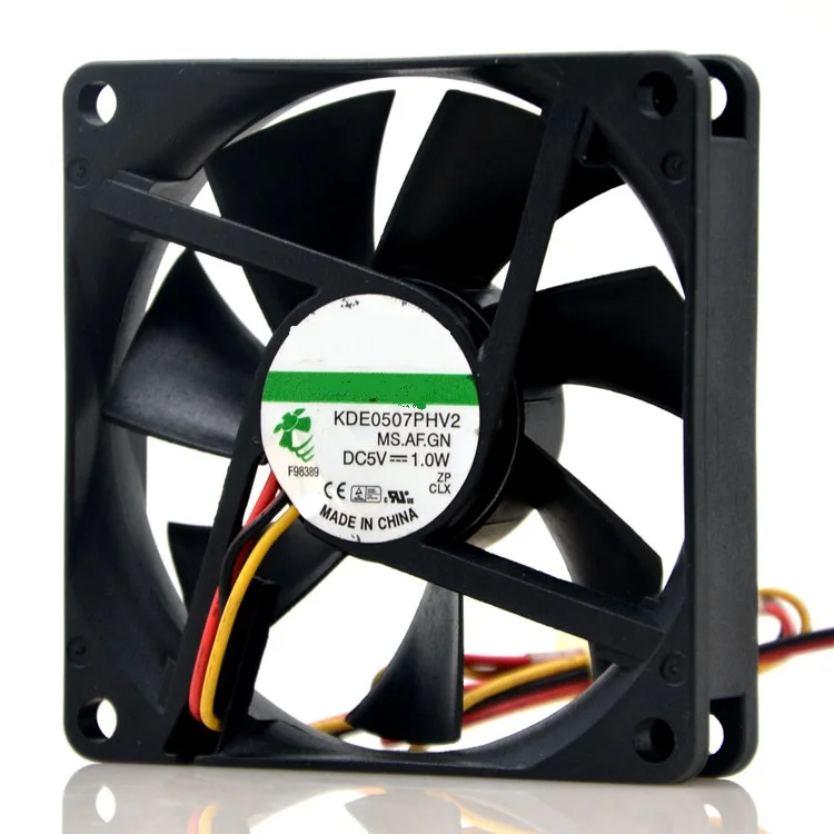 

New original KDE0507PHV2 7015 7CM 5V 1.0W 3-wire cooling fan