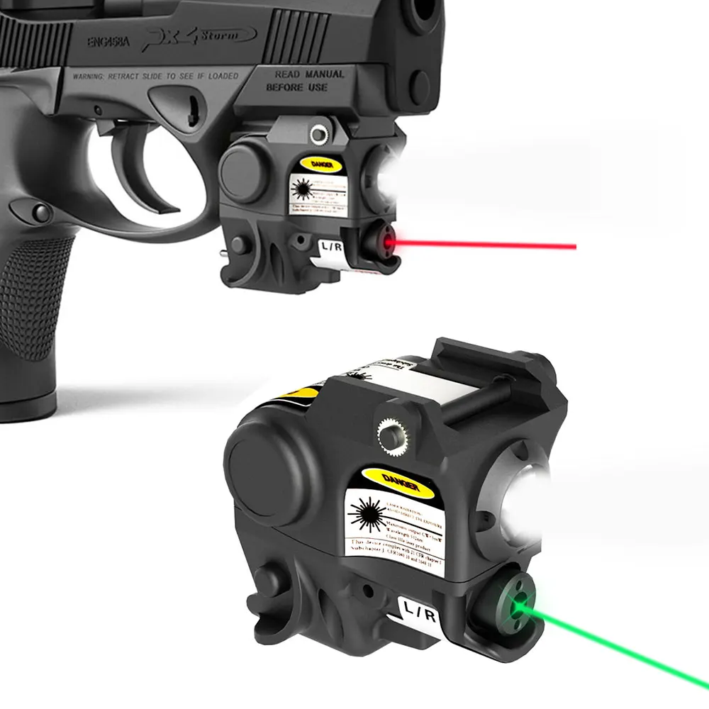 

5mw Rechargeable Tactical Laser Light Combo Taurus G2C Glock 19 Accessories Green Red Dot Picatinny Rail Aiming Laser Pointer