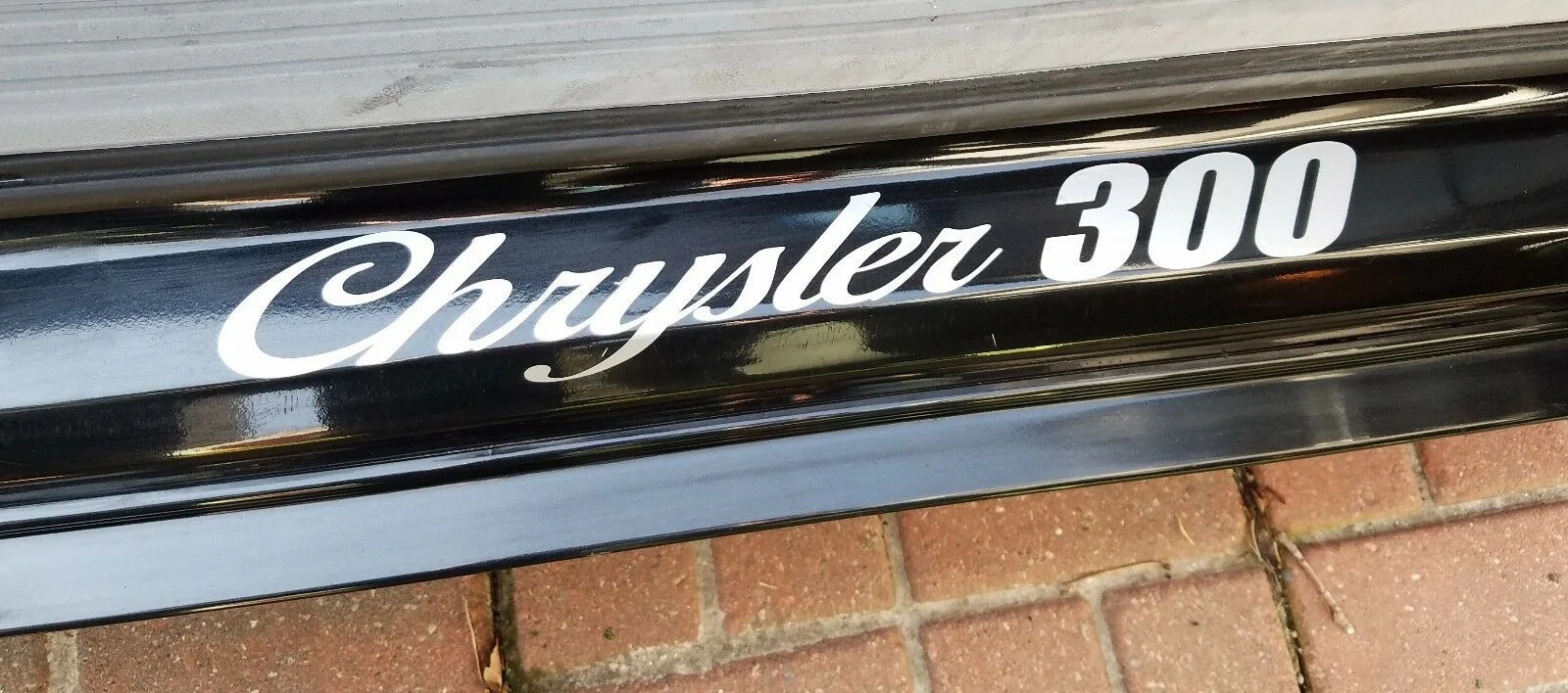 

For x4 Chrysler 300 door sill decal set. sticker.
