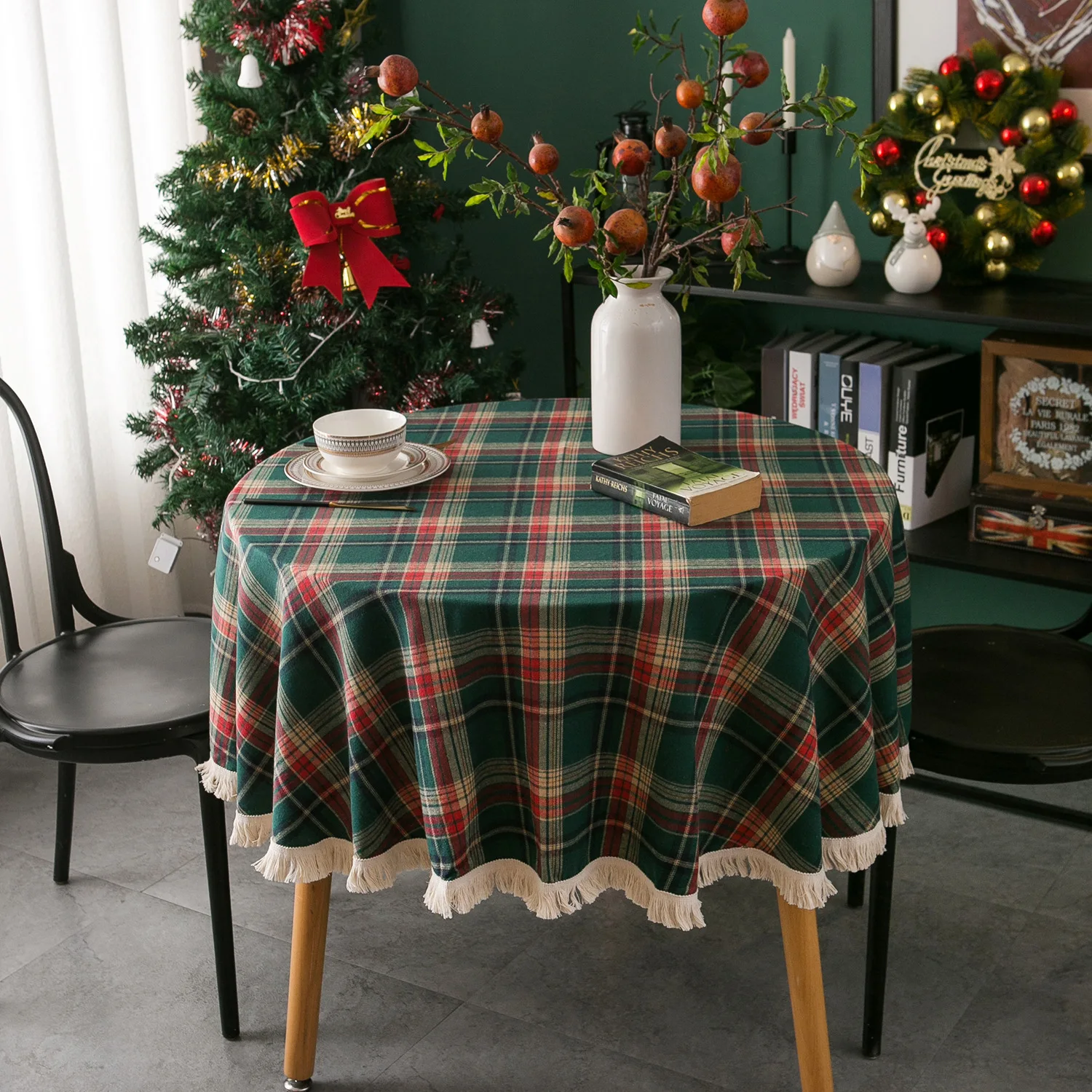 

Tablecloth Round Color Protective Cloth Table Cloth for Restaurant Picnic Banquet