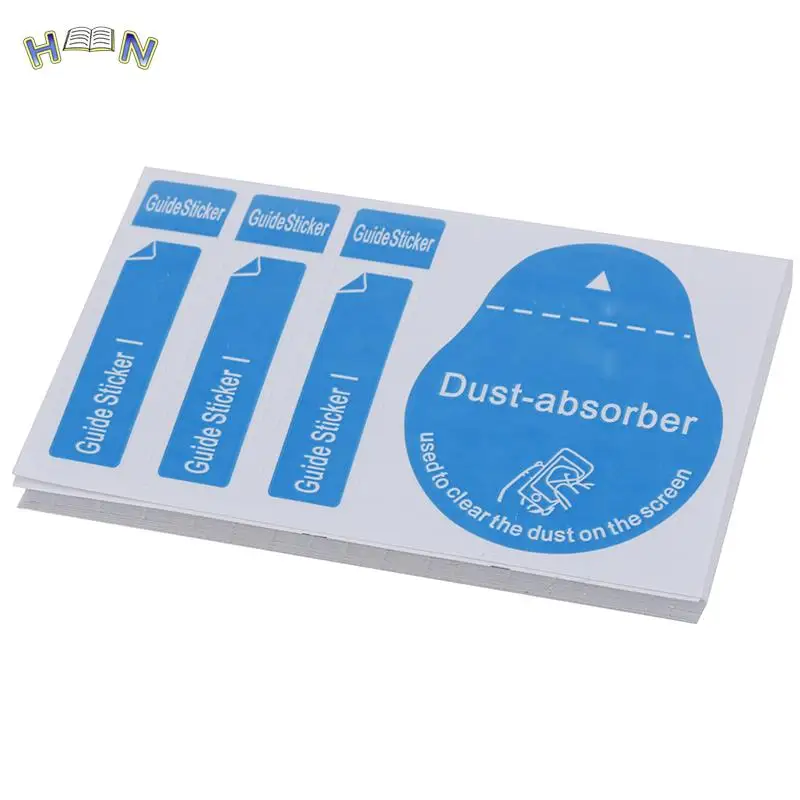 

30Pcs Cell phone dust absorber dedust sticker screen protectors wet dry wipe paper for Camera Lens LCD Screens Dust Papers