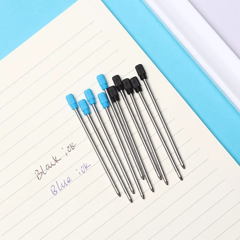 

10 pcsMetal Pen Refill for Crystal Diamond Ballpoint Pen Student Pen Rod Blue/Black Ink 7cm Length Ballpoint Pen Refills