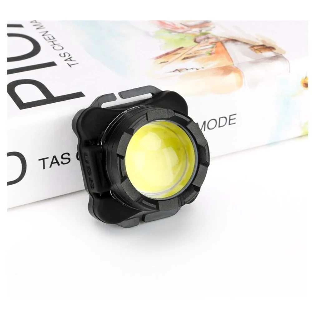 

Фонарь налобный водонепроницаемый с зарядкой от USB и встроенным аккумулятором, 600 мАч