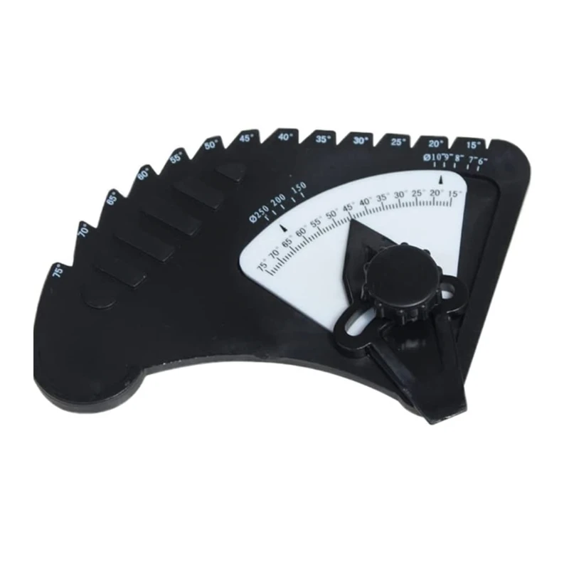 

Black Easy Angle Gauge Sharpening Aid Compatible for w/ Water-cooled Mill Access