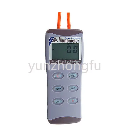 

100psi Digital Pressure Gauge Pressure Meter Differential Pressure Meter AZ82100 Digital Manometer