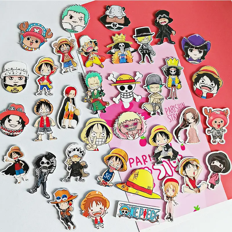 

Anime One Piece Acrylic Cartoon Big Pin Name Tag Chapter Cute Jewelry