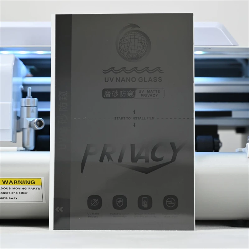 VORMIR 50pcs Filme De Privacidade UV Film Nano Glass Screen Protectors for Curved Screen Mobile Phone Hydrogel Movies Machine