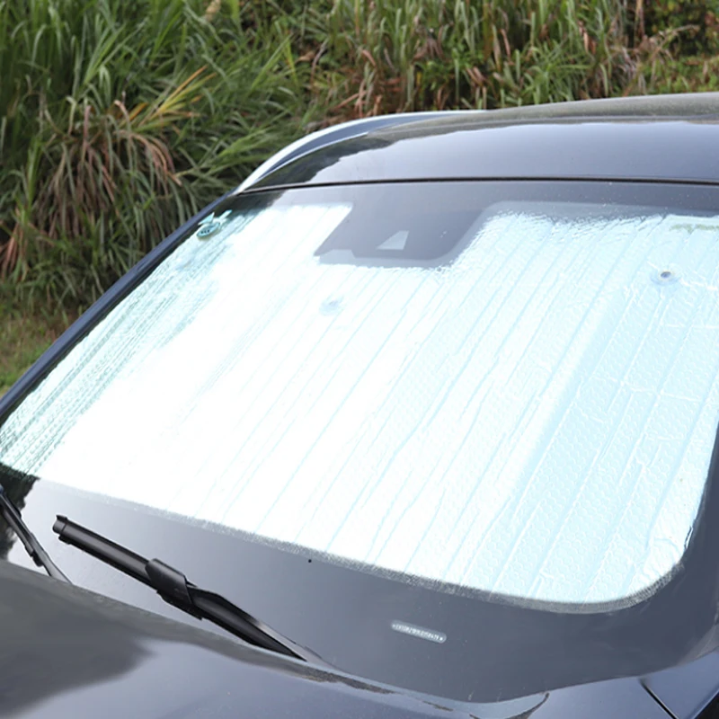 For Tesla Model Y Sunshades UV Protection Curtain Sun Shade Film Visor Front Windshield Cover Protector Car Accessories