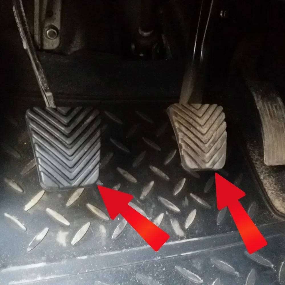 2 шт. авто резиновая накладка на педаль тормоза и сцепления для Hyundai Accent Elantra Sonata