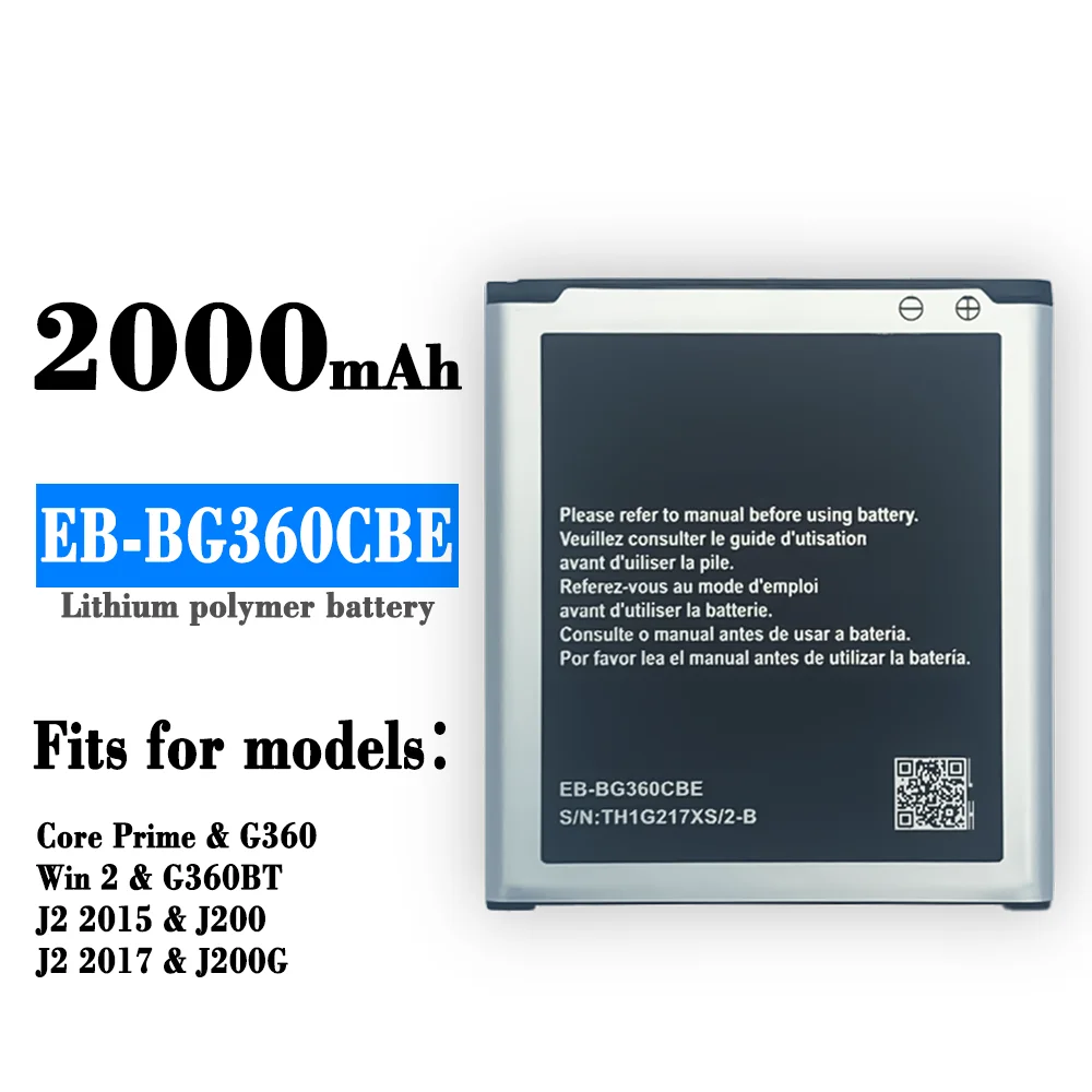 

Dinto New 2000mAh EB-BG360CBE Phone Battery for Samsung Galaxy Prime G3608 G3606 G3609 G361F G361H