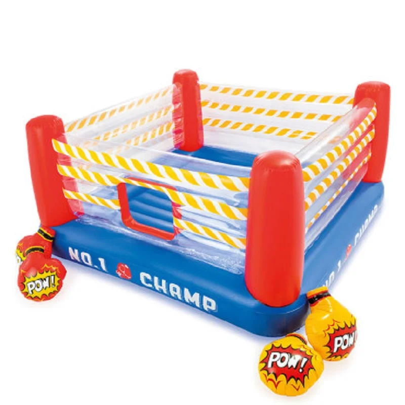 Батут INTEX детский для прыжков складная кровать дома надувной замок прыгающая