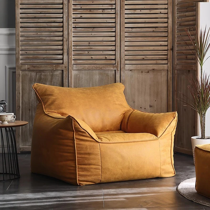 

Small Floor Puffs Sofa Room Reading Sitting Relax Individual Bean Bag Sofa Cute Kids Cozy Sillones Puffs Living Room Furniture