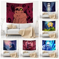 undertale anime tapestry indian buddha wall decoration witchcraft bohemian hippie decor blanket