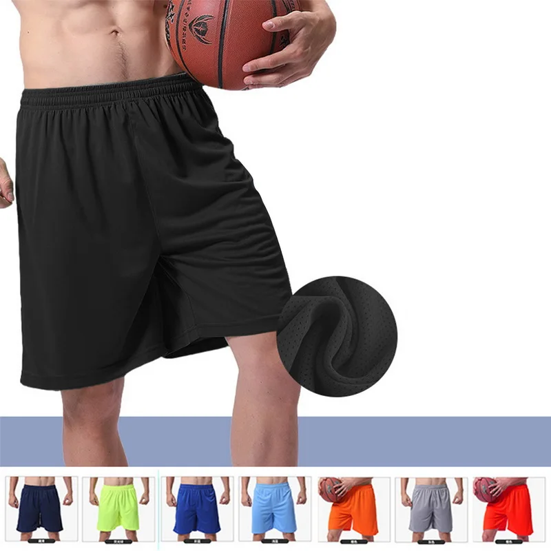 

New Men Summer Fitness Bodybuilding Shorts Beach Short Pants Quick-drying Breathable Sportswear Jogger Shorts Plue Size