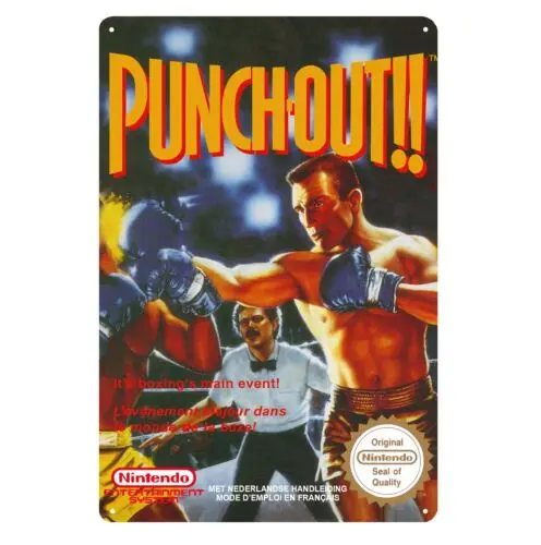 Металлический постер Nes в стиле ретро для видеоигр жестяной знак 20*30 см