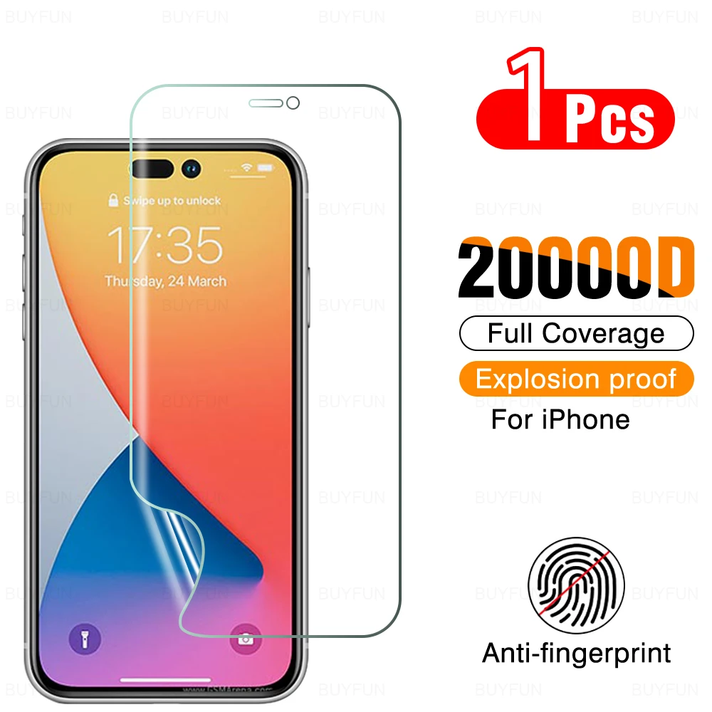 

1 шт., Гидрогелевая Защитная пленка для iPhone 14 Pro Max