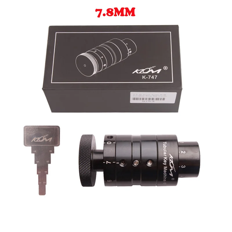 

Locksmith Klom Key Duplicator Copier Machine 7.8 mm Auto Tubular Key Cutter Key Cutting Machine Locksmith Tools to Open Doors