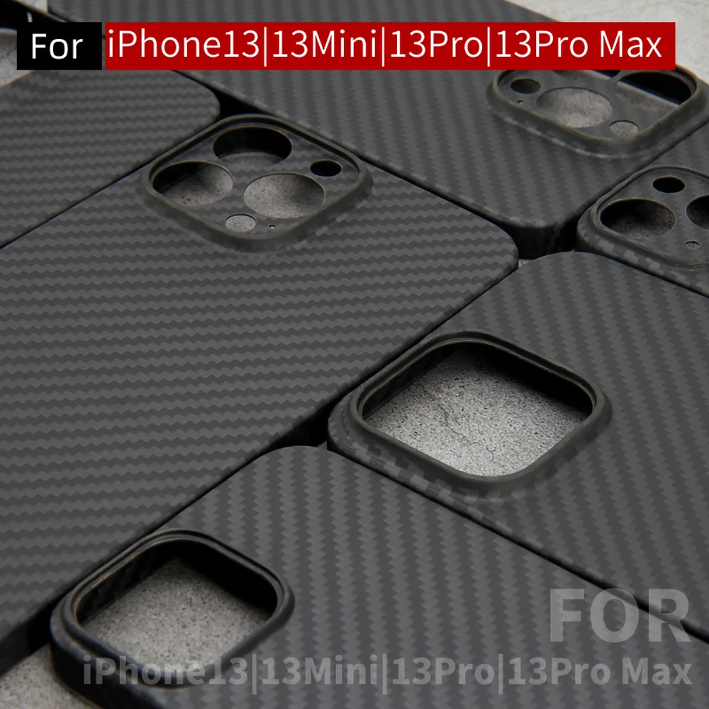 

Чехол из настоящего углеродного волокна для iPhone 13 Pro Max, чехол для iPhone 13 Mini