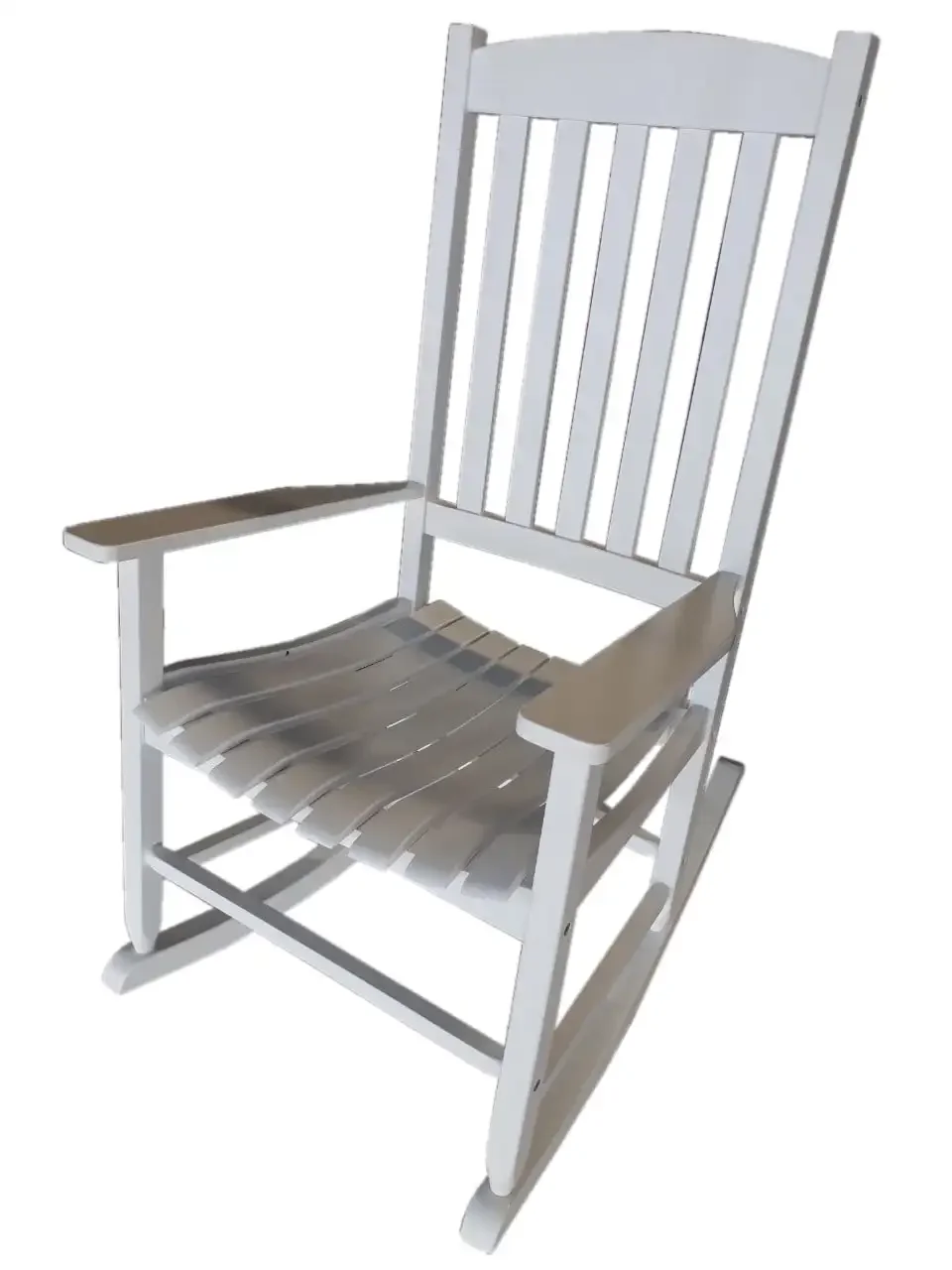 

Mainstays Outdoor Wood Porch Rocking Chair, Black Color, Weather Resistant Finish