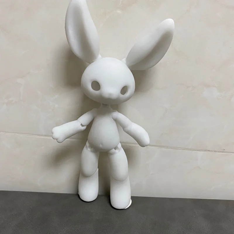 

BJD Doll 12cm/14cm Rabbit Doll Little Pet Toy DIY Lovely Animal Jointed Movable Baby Doll Mini Makeup BJD Doll Girl GiftsToys
