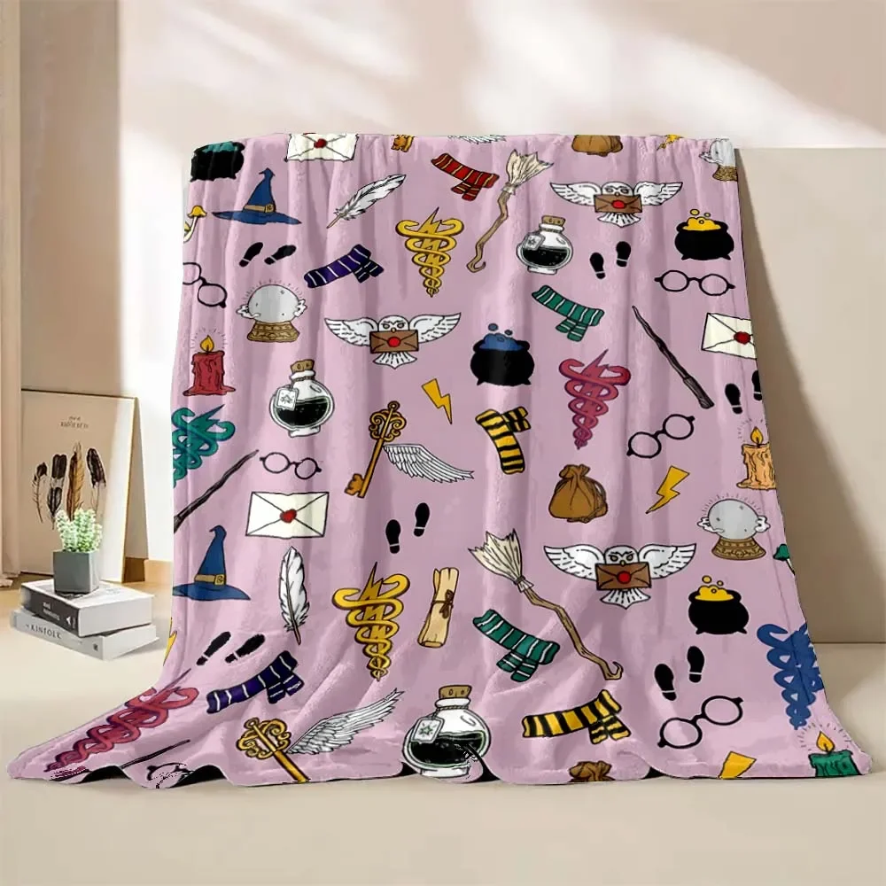 Гарри Поттер Волшебные Инструменты с принтом мультфильма Одеяло для детей и