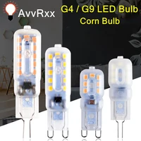 corn bulb g9 led bulb 3w 5w bombilla g4 led 220v lamp 2835 lampada g9 led dimmable light replace halogen lamp candle light