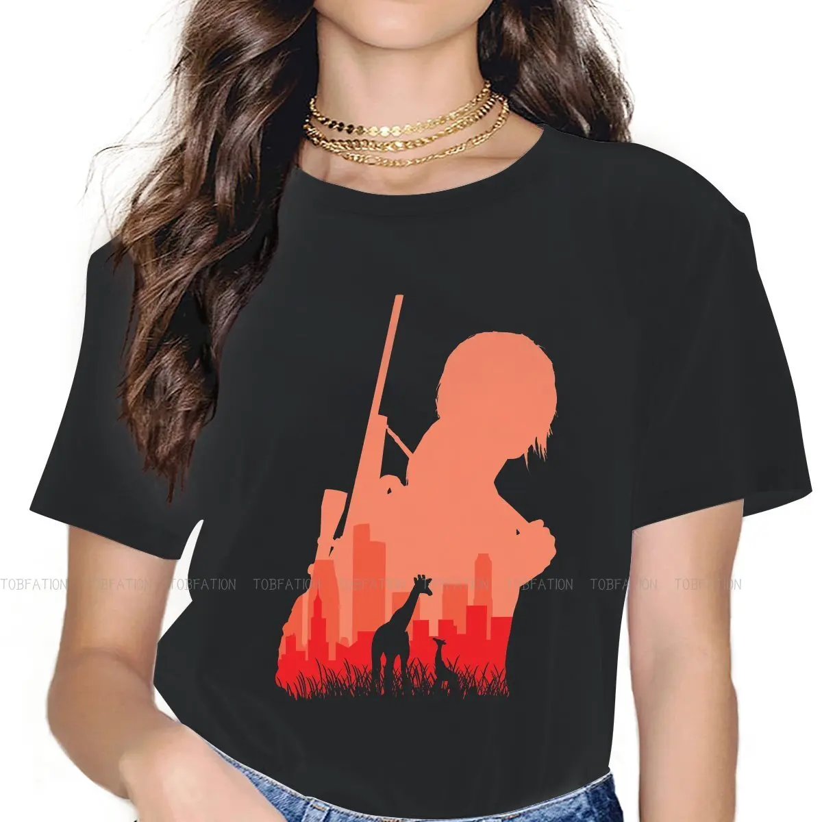 

The Last of Us Mutant Cordyceps Fungus TShirt for Woman Girl 4XL Hope Soft Leisure Sweatshirts T Shirt Novelty Fluffy