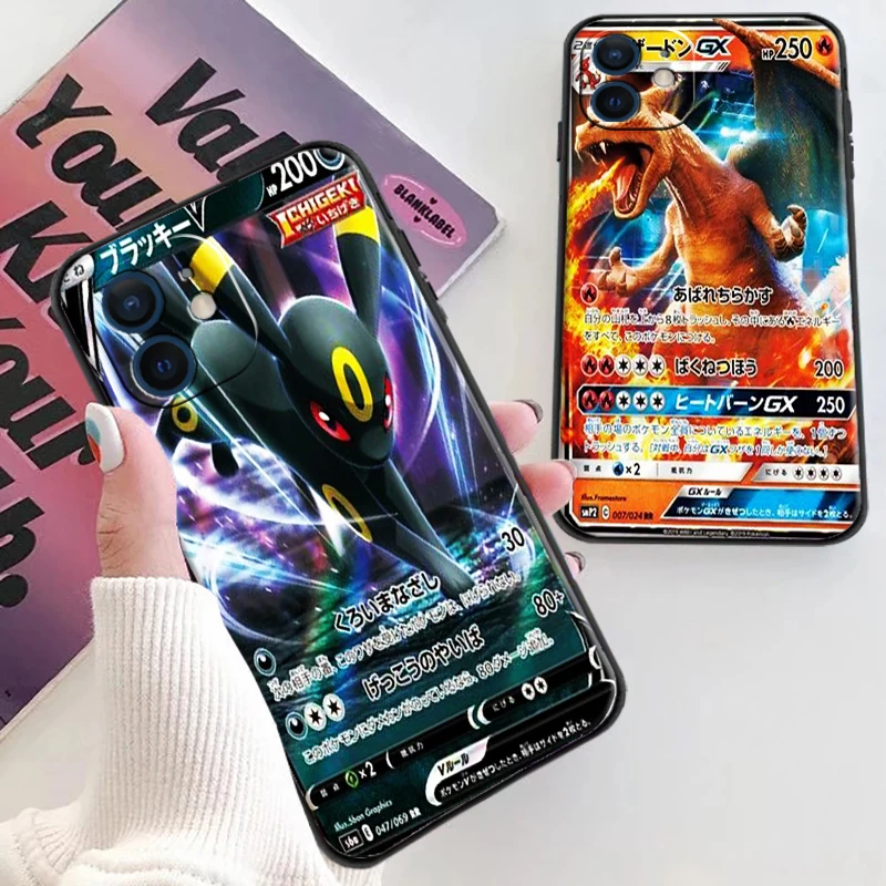 

Pokémon Flash Card Phone Cases For iPhone 7 8 SE2020 7 8 Plus 6 6s 6 6s Plus X XR XS MAX Carcasa Funda Soft TPU Back Cover