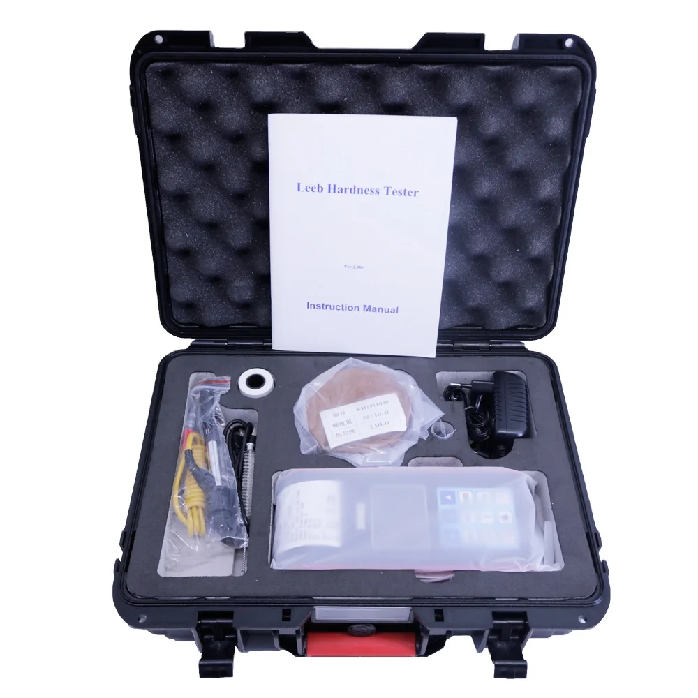 Портативный тестер твердости Leeb NDT290 + с ударным устройством D и встроенным