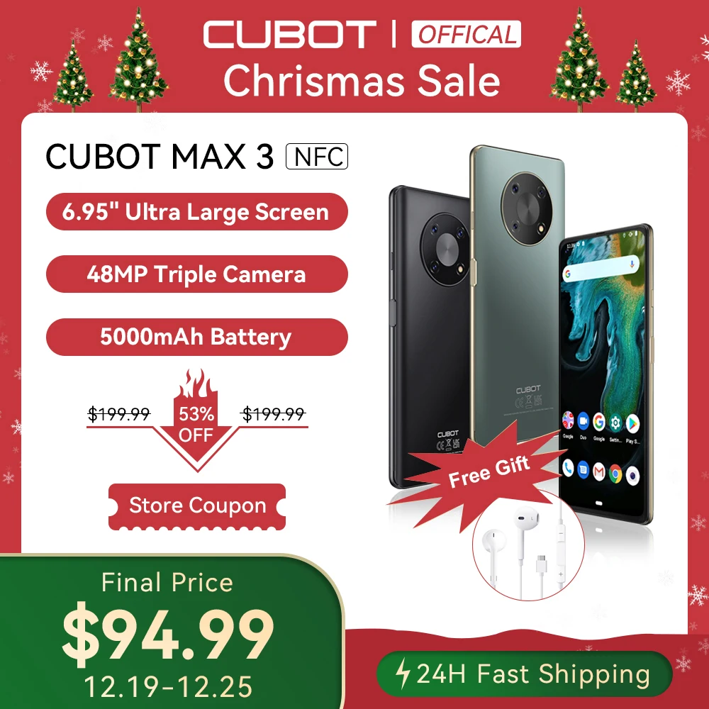 Cubot MAX 3 Smartphone 6.95