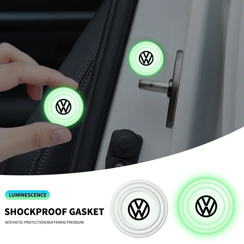 Автомобильные силиконовые наклейки на дверь амортизатор звукоизоляционный